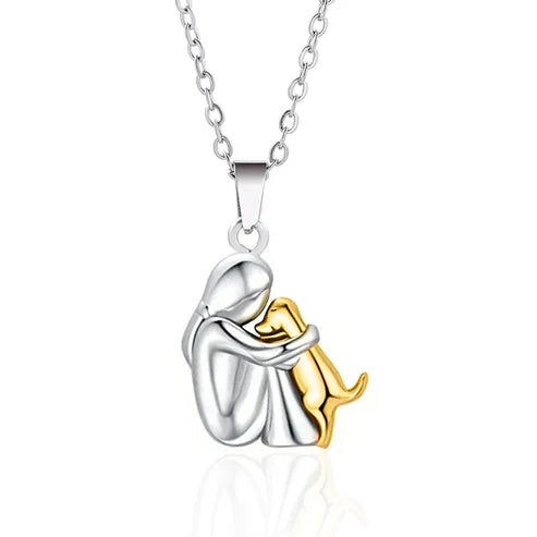 "Forever in Your Heart" Dog hug Necklace