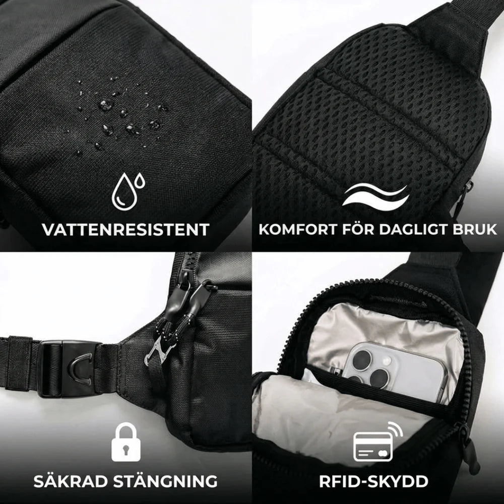 Stöldsäker Axelväska