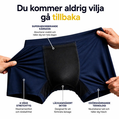 Lækagesikre underbukser med diskret beskyttelse